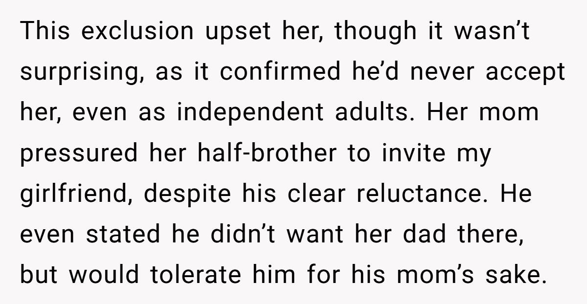 WIBTA If I Lied To Protect My Girlfriend From Her Half-Brother’s Wedding? Generated by Aubtu.biz