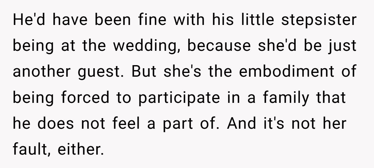 WIBTA If I Lied To Protect My Girlfriend From Her Half-Brother’s Wedding? Generated by Aubtu.biz