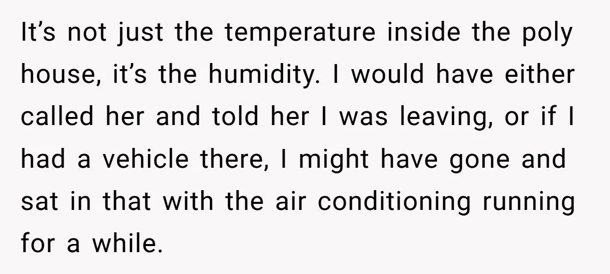 A Redditor’s Scorching Greenhouse Drama: Was Leaving Early A Cool Move Or A Hot Mess? Generated by Aubtu.biz