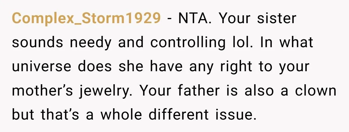 A Bride Accuses Half Sister of ‘Gatekeeping Late Mom’s Love’ Over Necklace