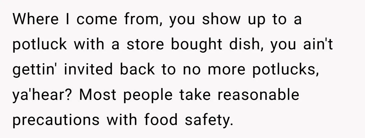 He Threw Out Her Dish Over Dog Hair at Potluck - Was His Public Outburst Too Harsh?