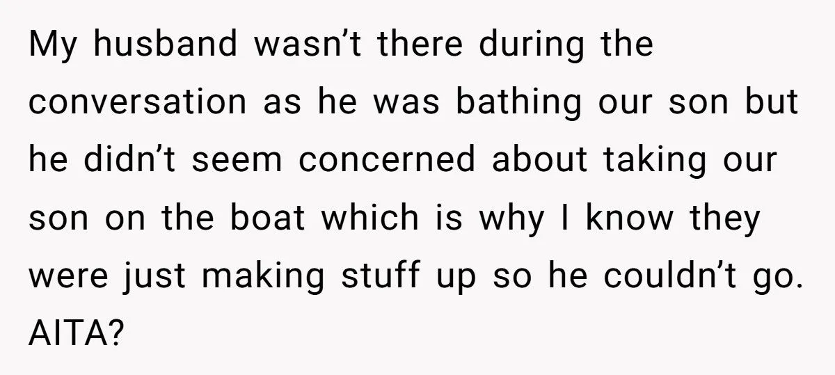 Mother Tells Husband’s Cousins: ‘If He Goes, Our Son Goes Too’ - Family Pushes Back Mother Tells Husband’s Cousins: ‘If He Goes, Our Son Goes Too’ - Family Pushes Back