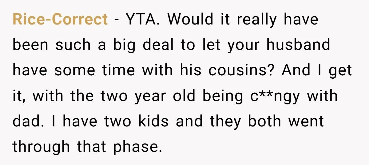 Mother Tells Husband’s Cousins: ‘If He Goes, Our Son Goes Too’ - Family Pushes Back