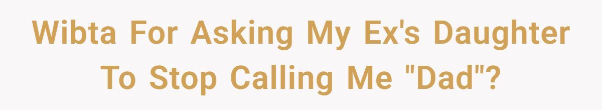 Man Tells 14-Year-Old Girl He’s Not Her Dad - Because His New Fiancée Said So Generated by Aubtu.biz