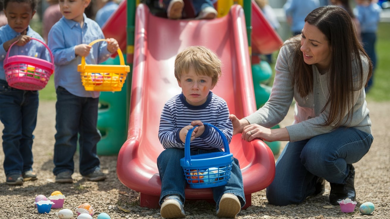 Mom Wants Answers After Her Toddler Was Left Empty-Handed in School Egg Hunt Chaos