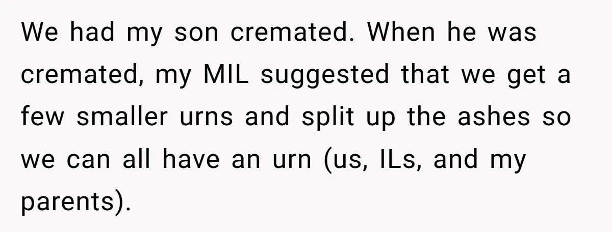 Ashes Stolen In Family Betrayal: Was Outrage Over MIL’s Theft Justified Or Overblown?