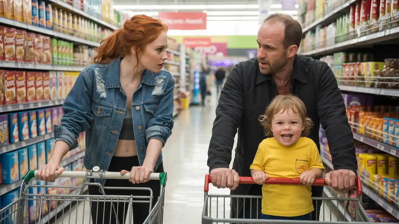 Woman Finally Snaps After Man Refuses to Move His Cart Despite Polite Warnings