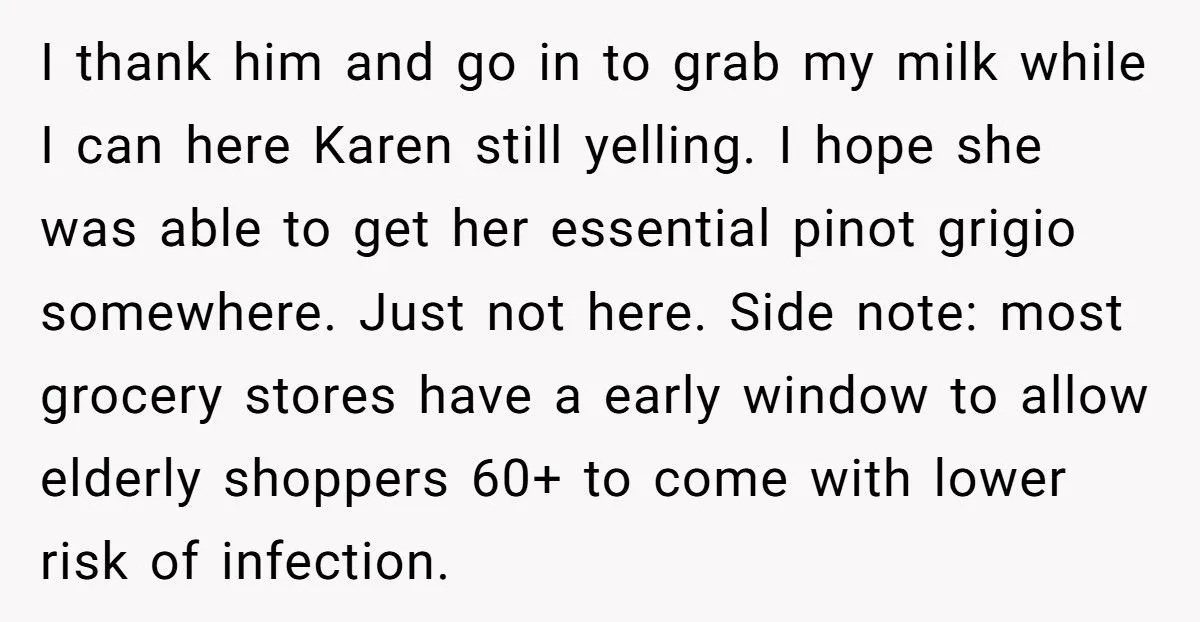 Grocery Store “Karen” Gets Outsmarted in Pandemic Petty Revenge