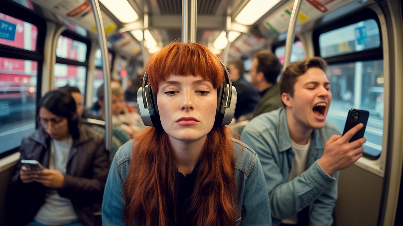 Autistic Commuter Confronts Another Autistic Passenger Over Loud Music - Internet Divided