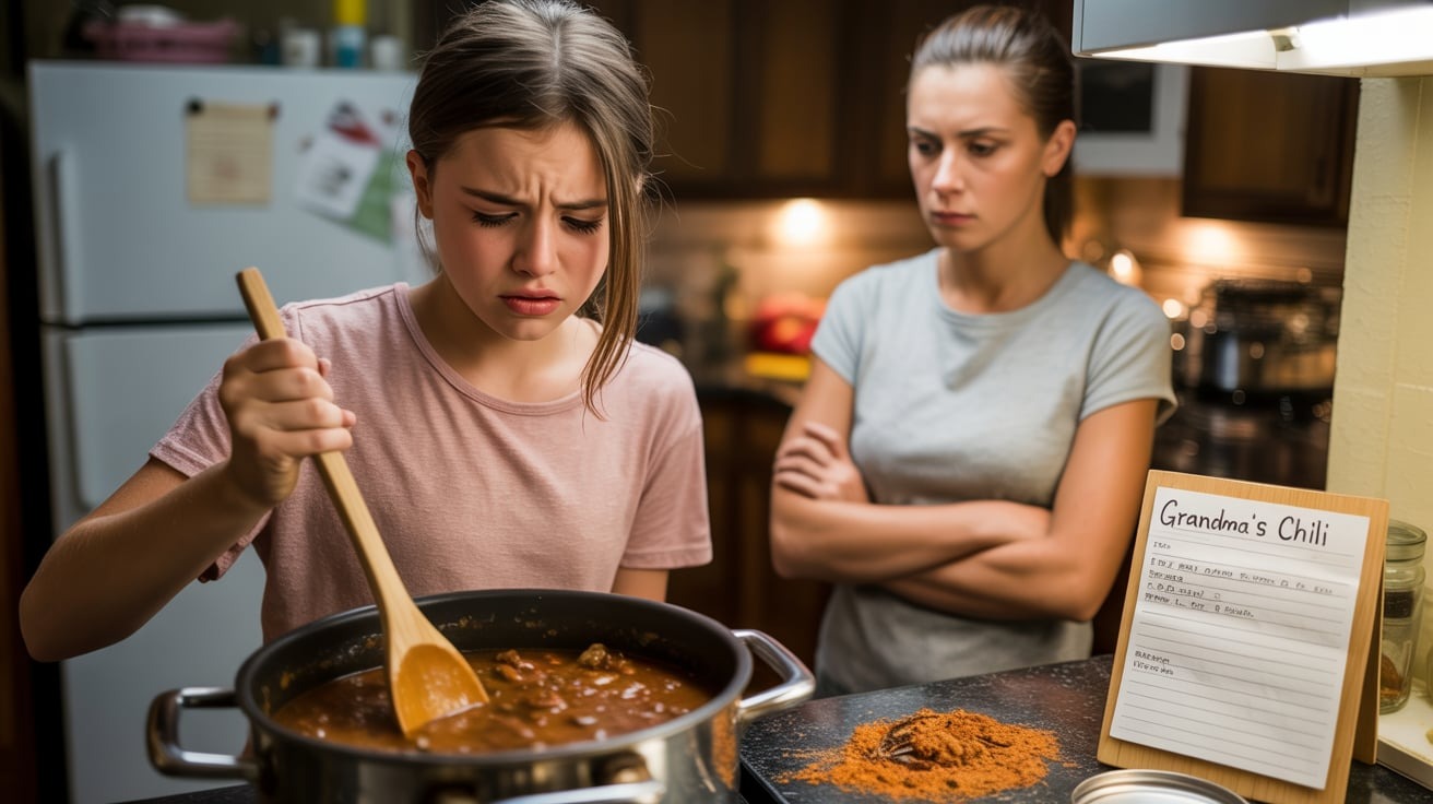 Vegan Teen Throws Out Family’s Meat Chili - Mom Punishes Her by Forcing Her to Cook More Meat
