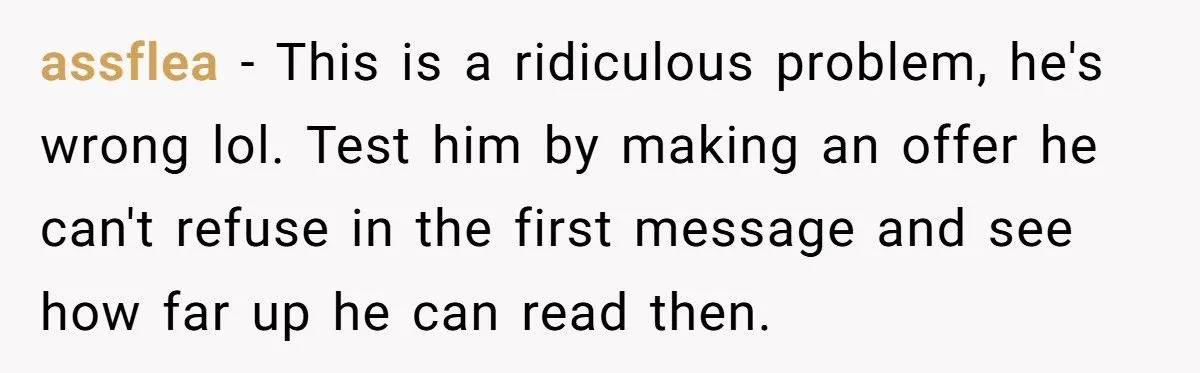 Woman Furious After Husband Insists He Only Has to Read the Last Text She Sends
