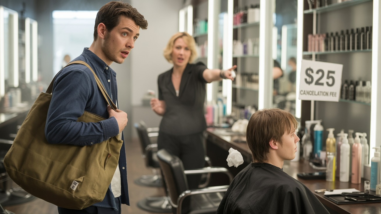 This Woman Refused to Pay a $25 Fee After Her Sick Hairstylist Coughed on Her This Woman Refused to Pay a $25 Fee After Her Sick Hairstylist Coughed on Her