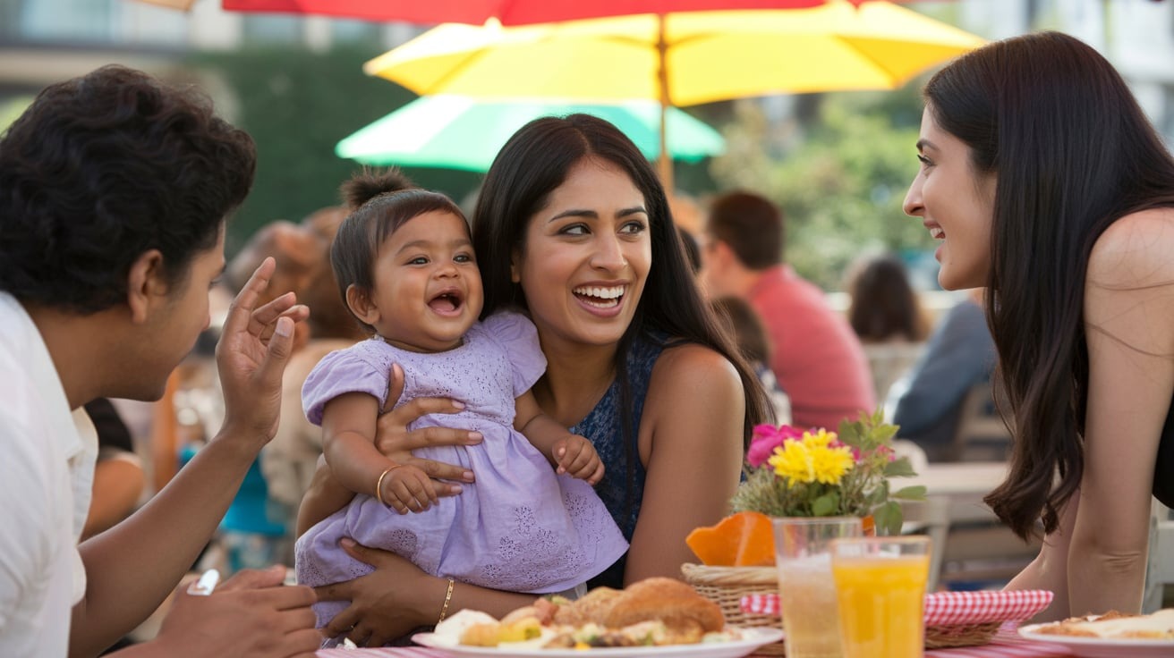 Stranger Questions Indian American Mom About Her White-Passing Baby - Regrets It Immediately