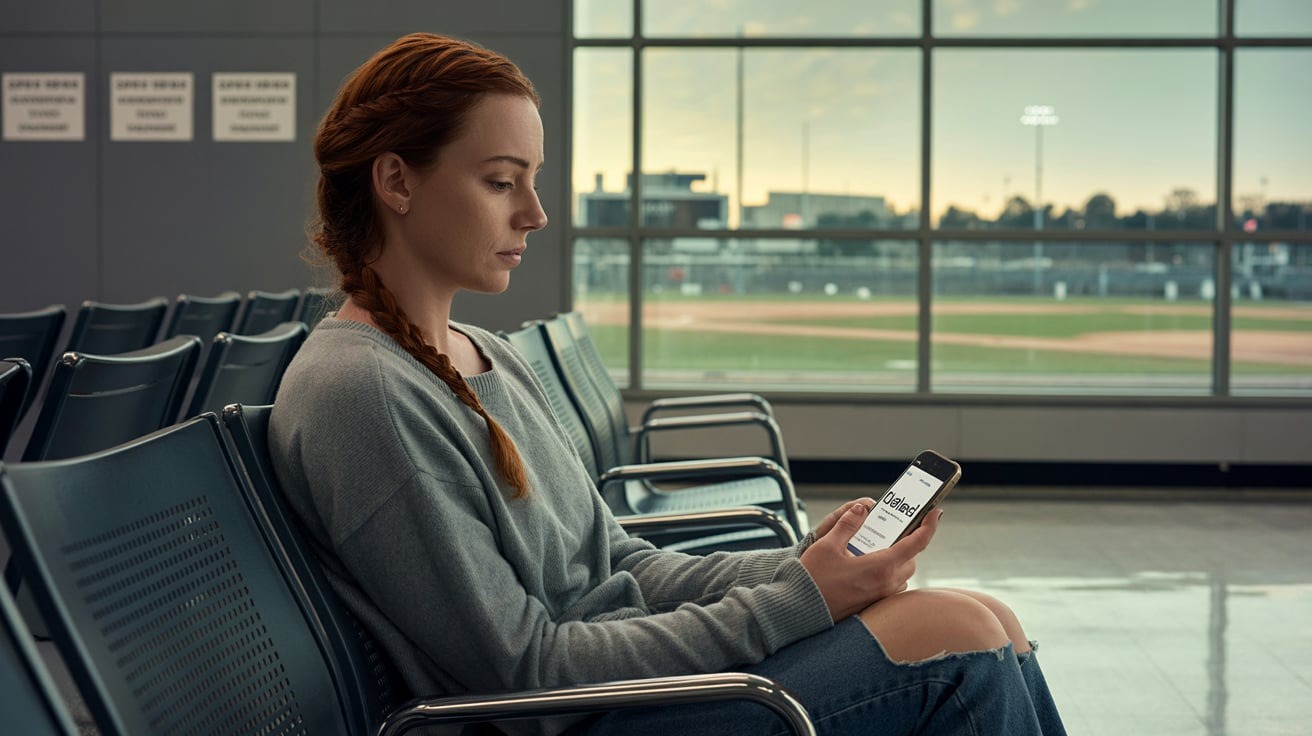 Husband Leaves Wife Stranded at Airport for an Hour to Finish Beer League Baseball Game