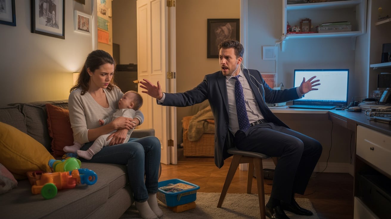 She Refused to Leave Home with Her Baby for Her Husband’s Zoom Calls After Realizing ‘Support’ Meant Being Kicked Out