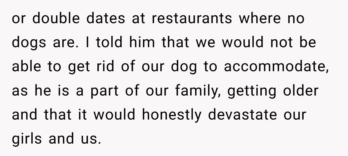 Man Won’t Kick Out His Dog for a Friend Going Through Divorce - Right Call or Cold-Hearted? Generated by Aubtu.biz