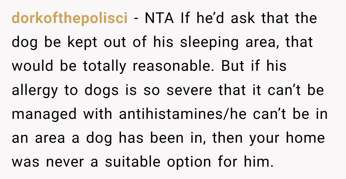 Man Won’t Kick Out His Dog for a Friend Going Through Divorce - Right Call or Cold-Hearted? Generated by Aubtu.biz