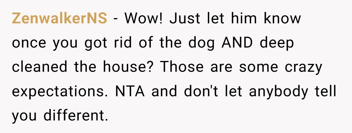 Man Won’t Kick Out His Dog for a Friend Going Through Divorce - Right Call or Cold-Hearted? Generated by Aubtu.biz