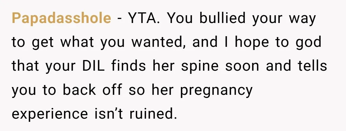 Mother-in-Law Dismisses Cultural Traditions, Pressures Pregnant DIL for Control