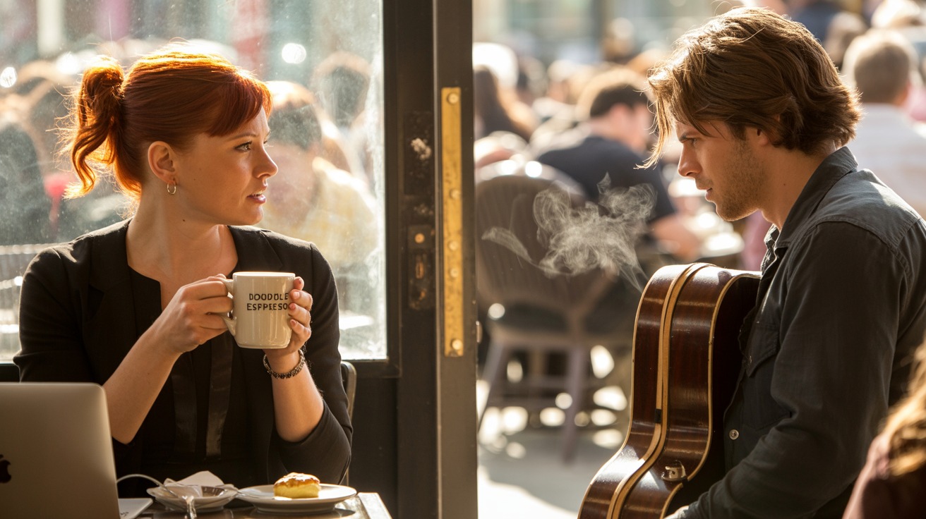 Coffee Shop Customer Walks Away From Unwanted Guitar Show, Player Calls Them Rude