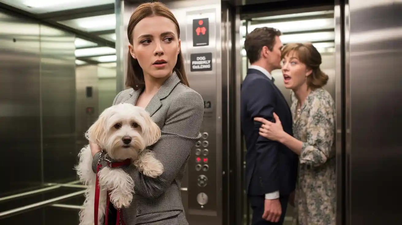 Dog Owner Finally Takes Elevator Despite Neighbor’s Hysterical Screaming