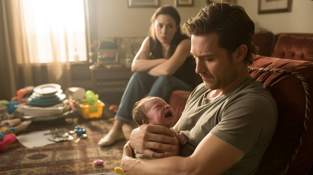 Mom Complains About Dirty House at Newborn Twins’ First Visit - Dad Tells Her to Leave