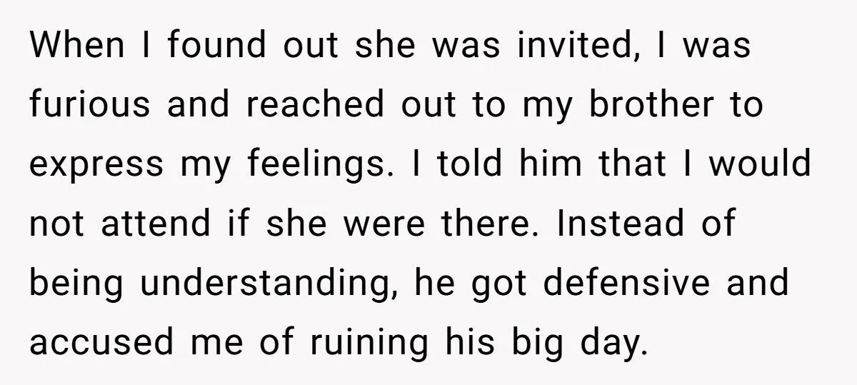 Man Refuses To Pay For Brother’s Wedding After Brother Invites His Cheating Ex Generated by Aubtu.biz