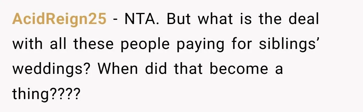 Man Refuses To Pay For Brother’s Wedding After Brother Invites His Cheating Ex Generated by Aubtu.biz