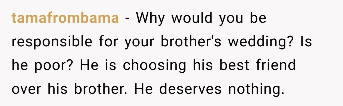 Man Refuses To Pay For Brother’s Wedding After Brother Invites His Cheating Ex Generated by Aubtu.biz
