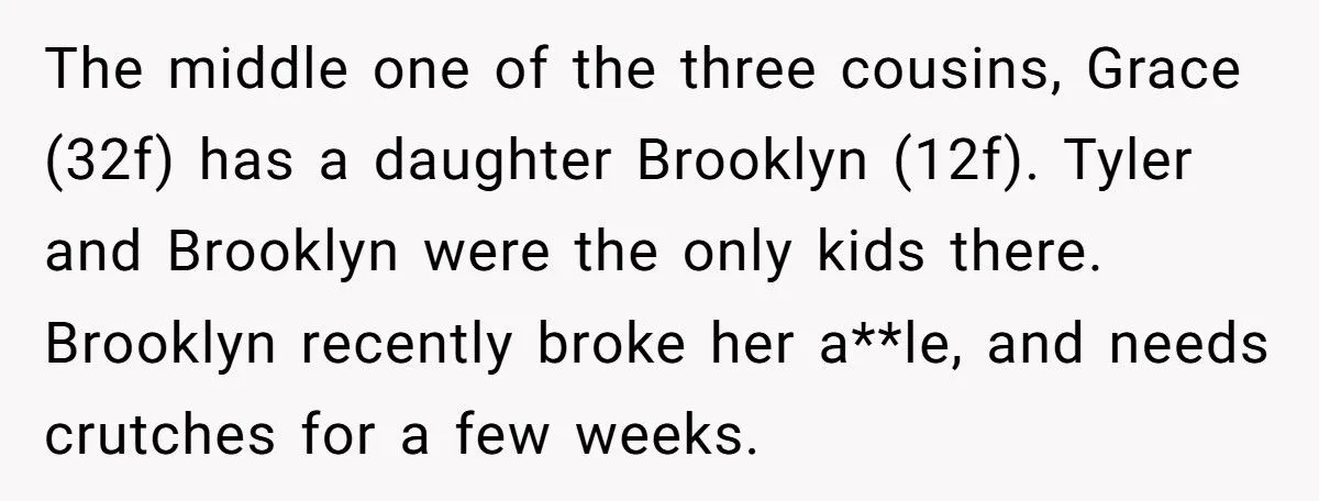 Woman Tells Sister “13 Isn’t Just A Kid” After Nephew Breaks Injured Girl’s Crutches Generated by Aubtu.biz