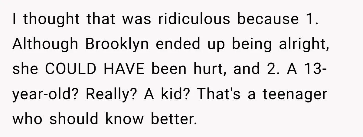 Woman Tells Sister “13 Isn’t Just A Kid” After Nephew Breaks Injured Girl’s Crutches Generated by Aubtu.biz