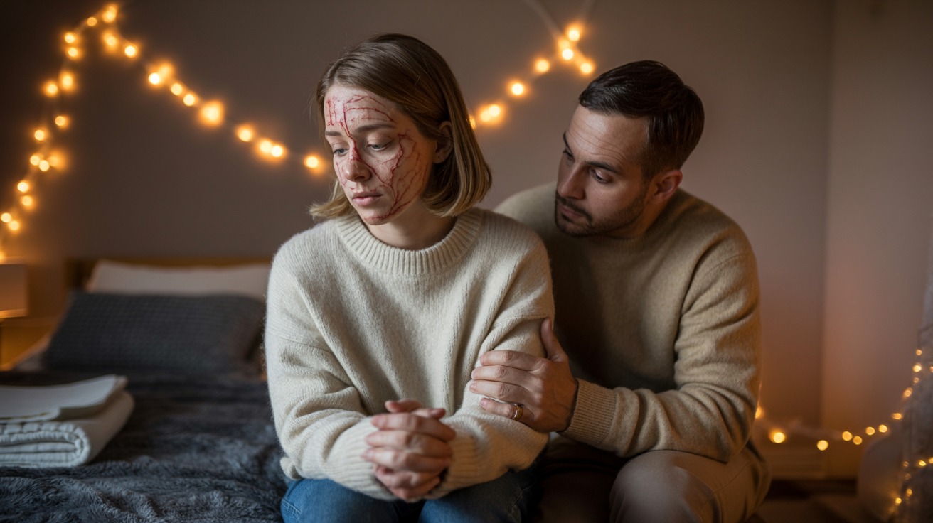 Husband Confesses He’s No Longer Attracted To Wife After Her Burn Accident