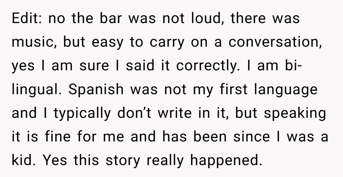 Man Asked Politely For Barstool, Woman Assumes He’s Flirting, His Comeback Left Her Red-Faced Generated by Aubtu.biz