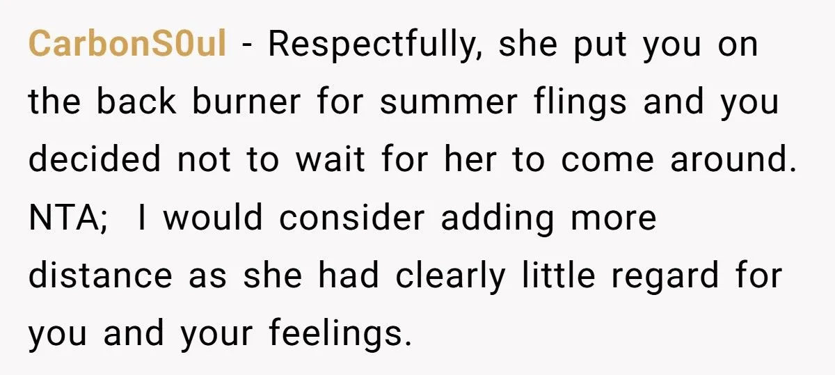 Crush Put Him On The Back Burner For Summer Flings, Now She’s Mad He Moved On Generated by Aubtu.biz