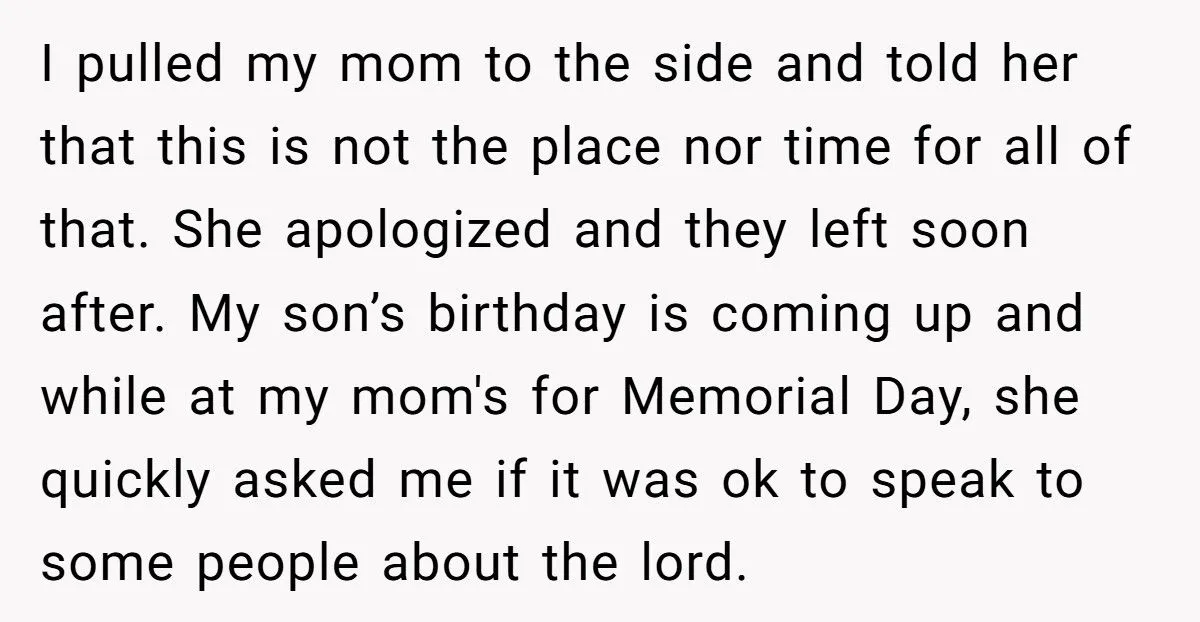 Single Dad Tells Preaching Family To Skip Son’s Birthday If They Plan A 15-Minute Prayer Show Generated by Aubtu.biz