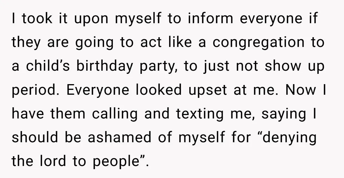 Single Dad Tells Preaching Family To Skip Son’s Birthday If They Plan A 15-Minute Prayer Show Generated by Aubtu.biz