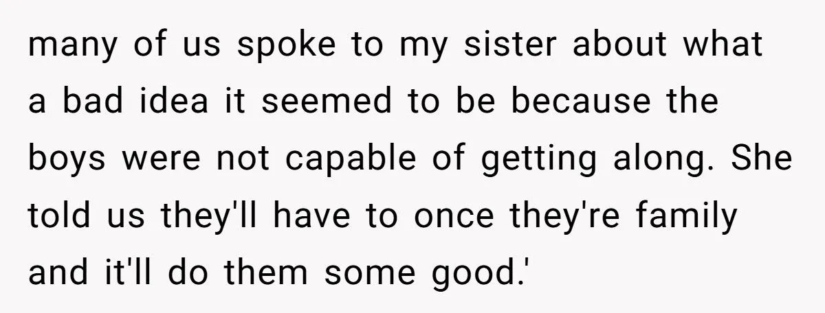 Parents Warned This Marriage Would Be A Disaster, She Married Anyway—Now Two Teenage Boys Are Proof