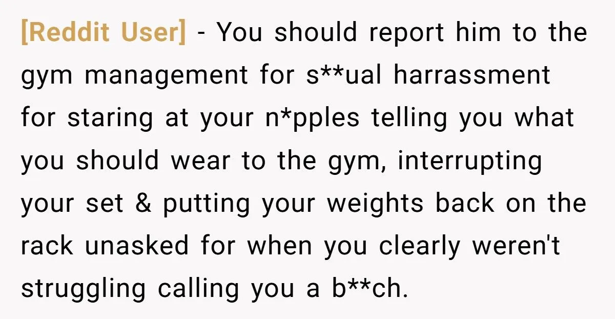 Gym Bro Tells Woman To Wear A Bra, Gets Roasted With His Own Advice