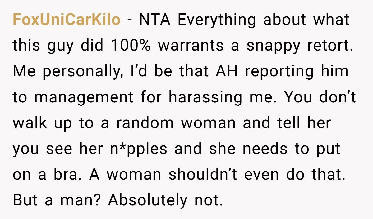 Gym Bro Tells Woman To Wear A Bra, Gets Roasted With His Own Advice