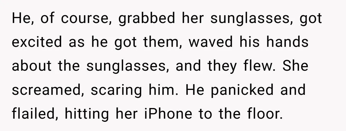 Mom Refuses to Pay £2,300 After Her Baby Breaks Friend’s Gucci Sunglasses And iPhone