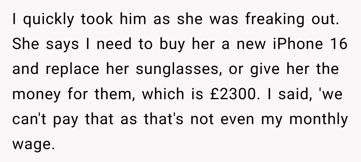 Mom Refuses to Pay £2,300 After Her Baby Breaks Friend’s Gucci Sunglasses And iPhone