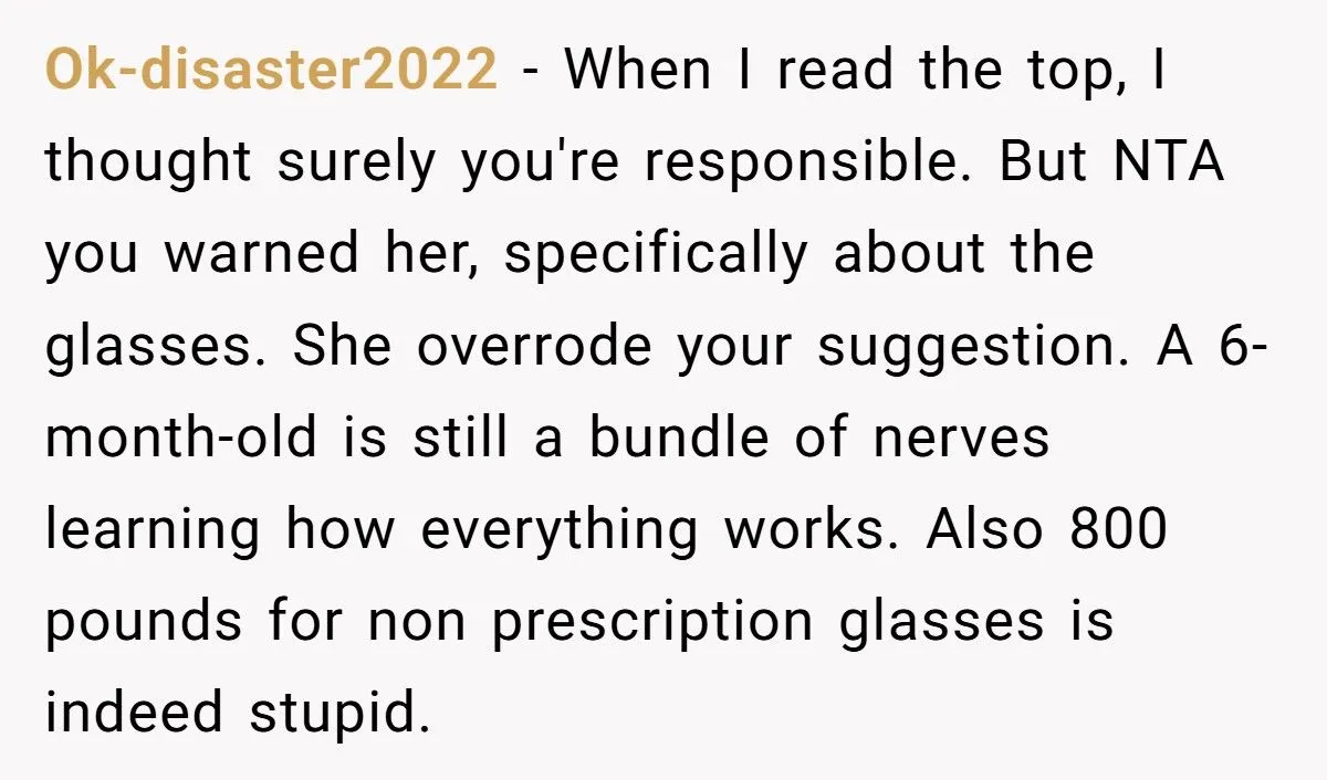 Mom Refuses to Pay £2,300 After Her Baby Breaks Friend’s Gucci Sunglasses And iPhone