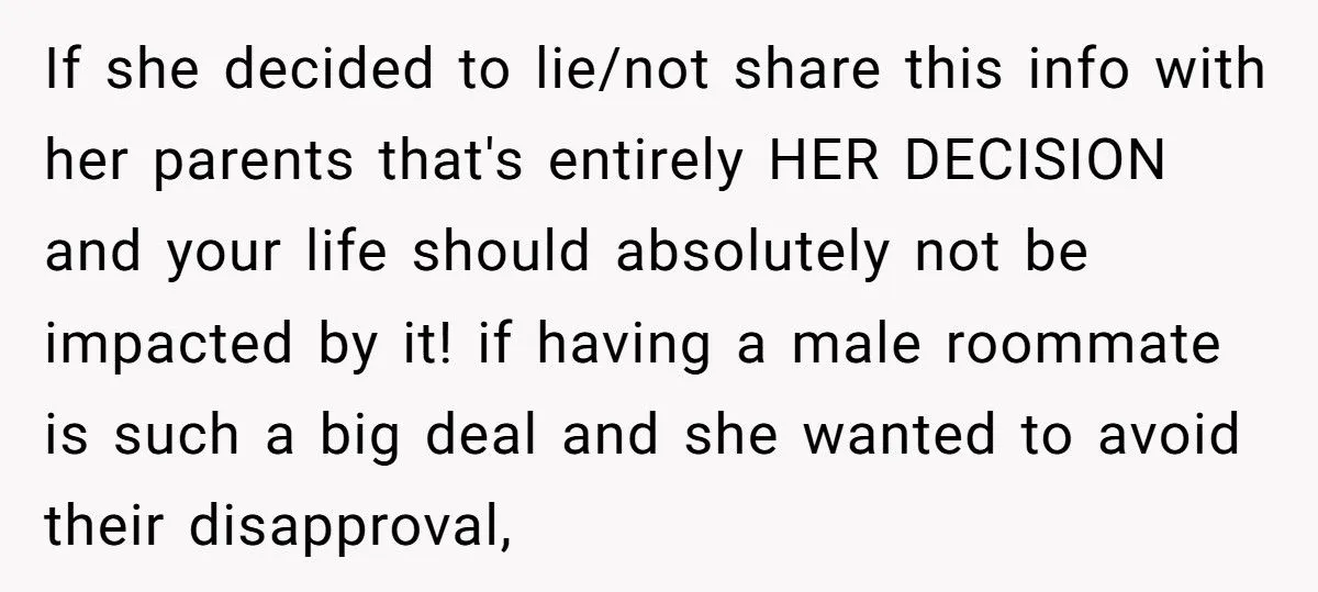 Student Refuses To Disappear From His Own Apartment Just To Please Roommate’s Conservative Mom