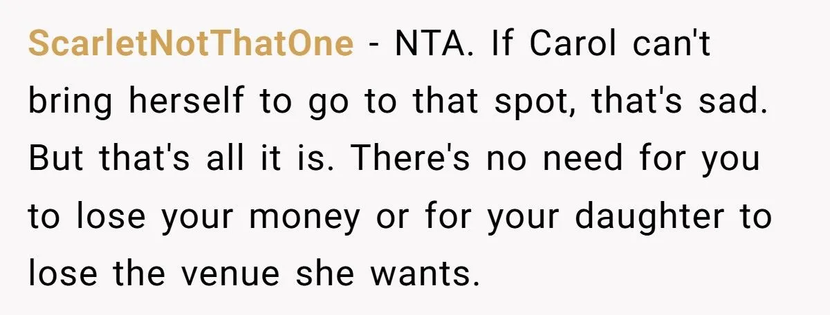 Bride Refuses To Give Up $20K Wedding Venue Even Though Aunt’s Cheating Ex Proposed There