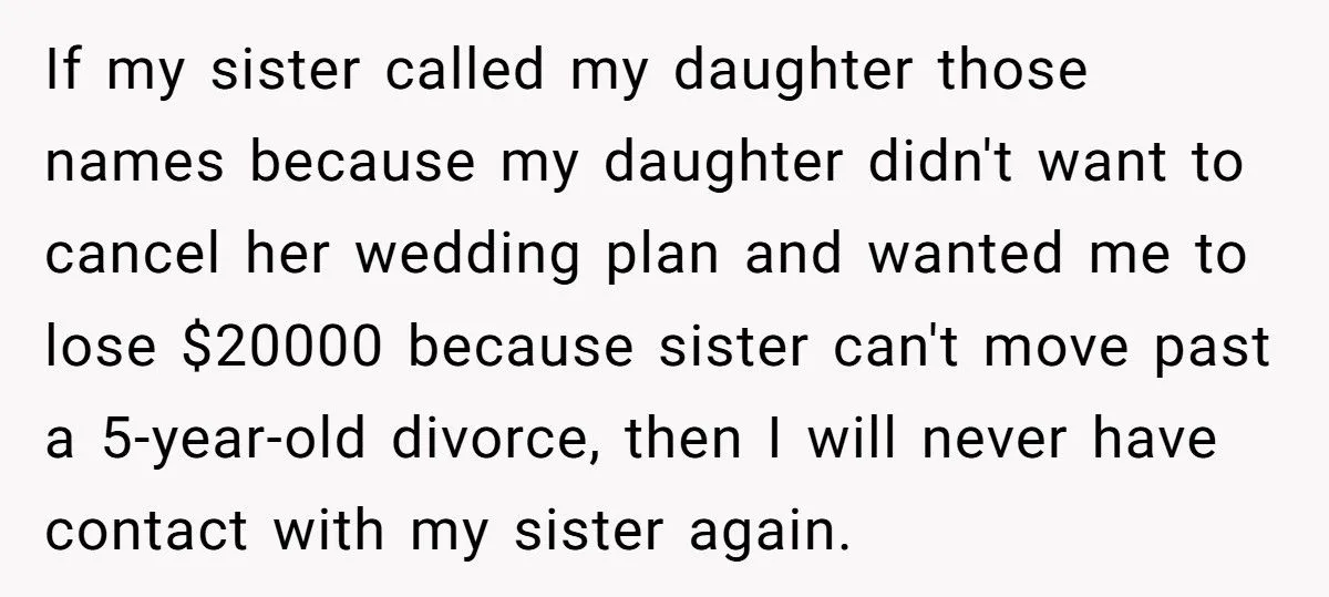 Bride Refuses To Give Up $20K Wedding Venue Even Though Aunt’s Cheating Ex Proposed There