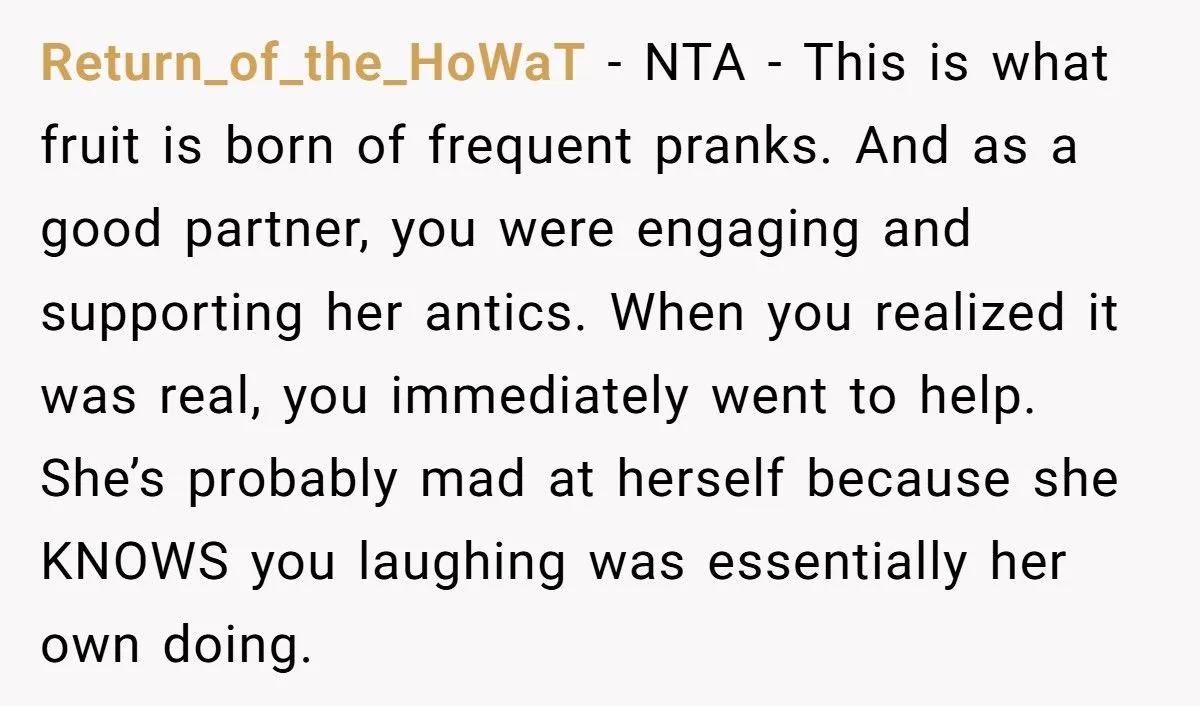 Husband Laughs When Wife Falls And Poops Herself Because He Thinks It’s Just Another Prank