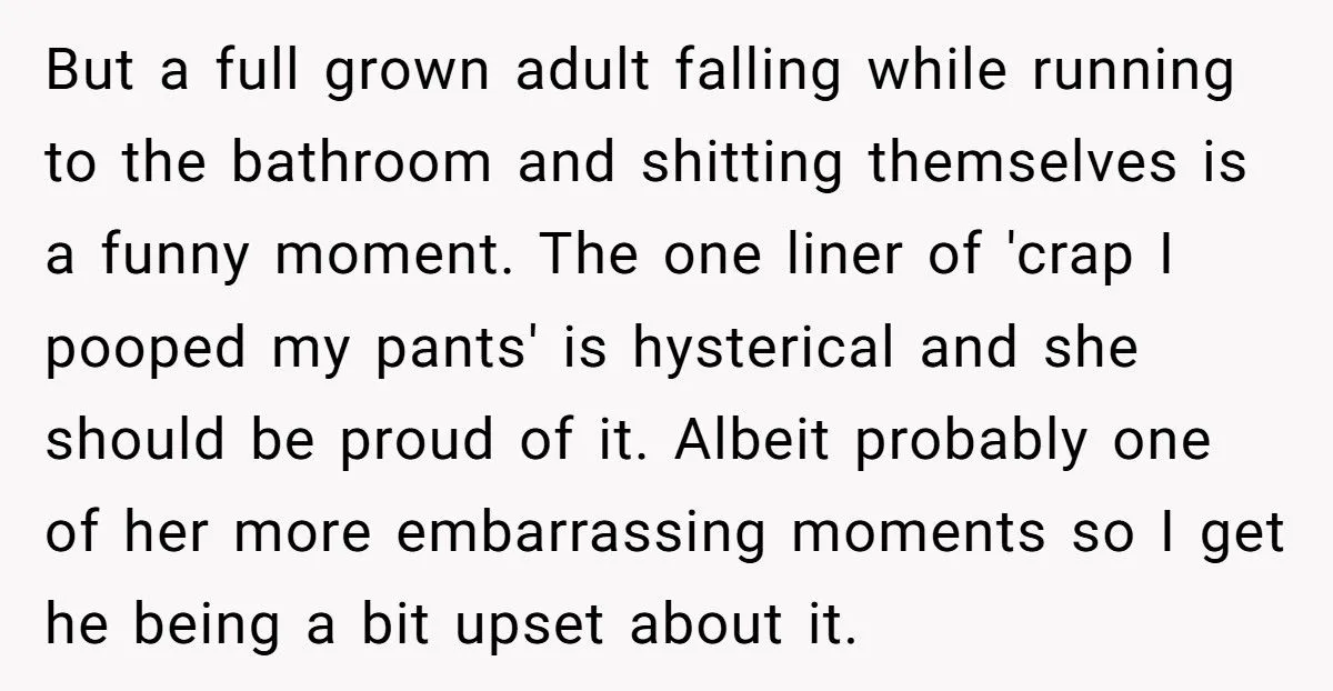 Husband Laughs When Wife Falls And Poops Herself Because He Thinks It’s Just Another Prank