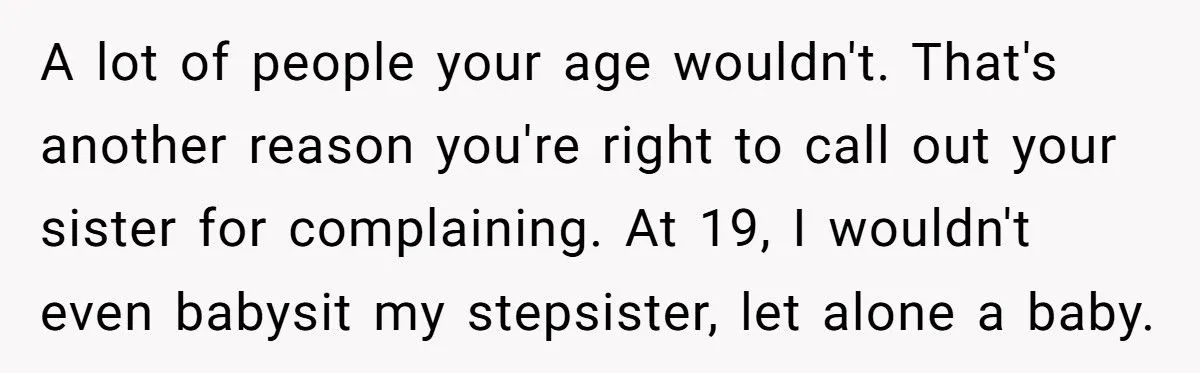 Teen Uncle Snaps At Sister After She Criticizes His Parenting While Ignoring Her Own Kid