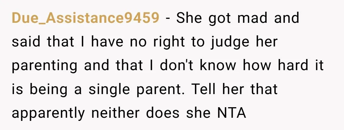Teen Uncle Snaps At Sister After She Criticizes His Parenting While Ignoring Her Own Kid