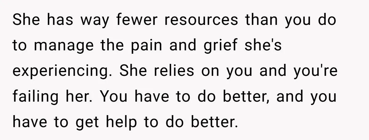 Man Yells At Daughter “Mom Isn’t Here” After She Cries For Her Deceased Mother